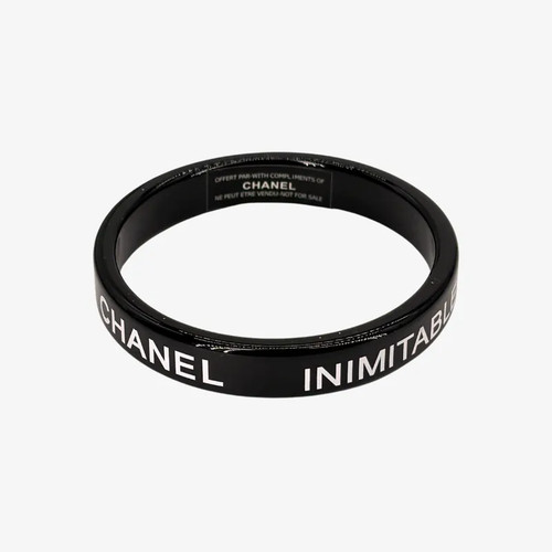 Bracciale chanel nero acrilico - chanel,