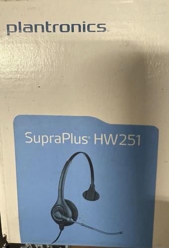 Plantronics supraplus hw251 - plantronics,
