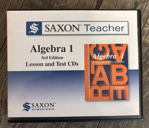Saxon teacher algebra 3rd - teacher, 1