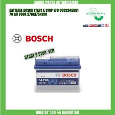 BATTERIA AUTO BOSCH S4E08 START E STOP EFB 0092S4E081 70 AH 760A 278x175x190