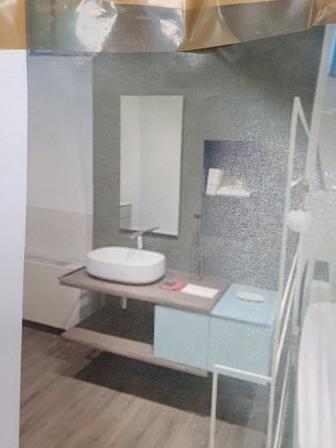 Mobile bagno sospeso con - sospeso,