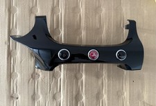 735577235 Cover Rivestimento Cornice Centrale Cruscotto Nero Ricambi Fiat 500 X