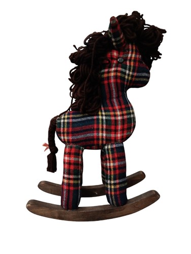 Cavallo dondolo natalizio - dondolo,
