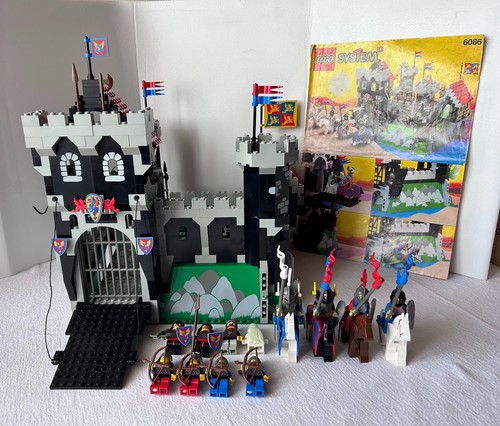 Lego 6086 black knight - black, knight's