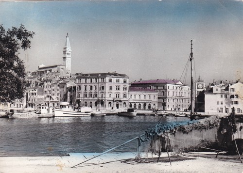 Cartolina trieste rovigno - cartolina, ,rovigno