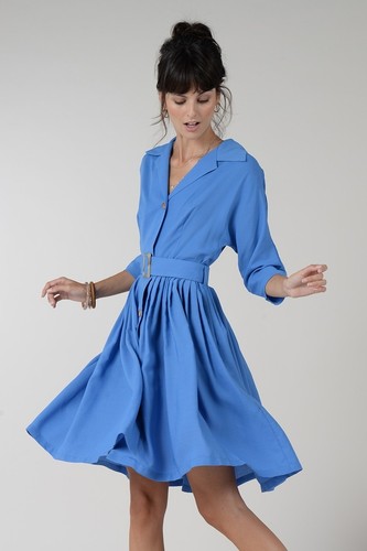 Molly bracken vestito blu con - molly,