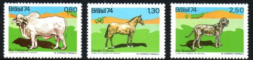 Francobollo brasile 1367 1369 - francobollo, 1367-1369