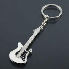 Portachiavi Auto Chitarra Elettrica idea regalo uomo donna musicista hard rock