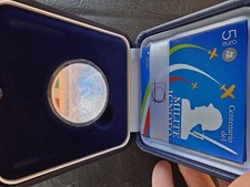 MONETA ITALIA 5 EURO ARGENTO