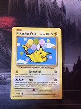 Carta pokemon pikachu volo - carta,