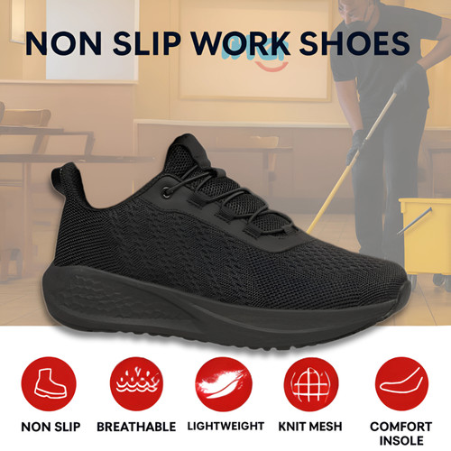 Men non slip work - slip, shoes