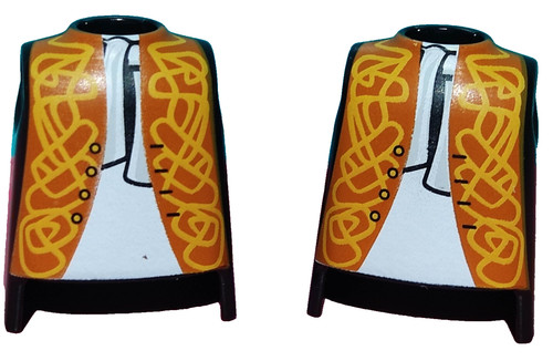 Playmobil torsos cuerpos - x2,