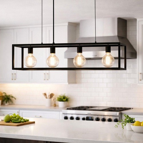 Lampadario rettangolare