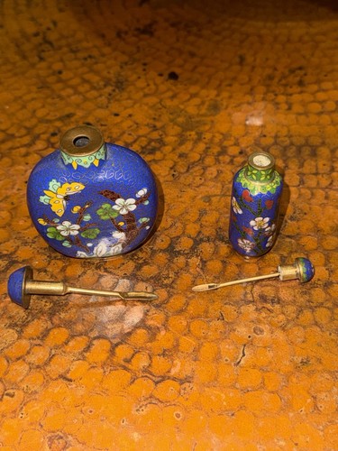 Coppia bottiglie snuff - (2),