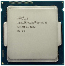 CPU Intel I5 4430s Total Cores  4  Total Threads 4 2,70 ghz