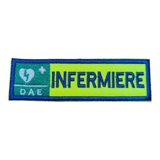 PATCH RICAMO TOPPA INFERMIERE DAE ABILITATO AMBULANZA DIVISA 118