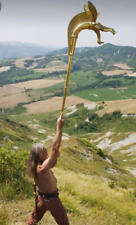 Carnyx medievale in ottone di Tintignac guerra celtica corno, strumento a fia...