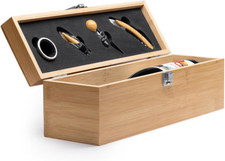 Cofanetto Vino in Legno E Kit