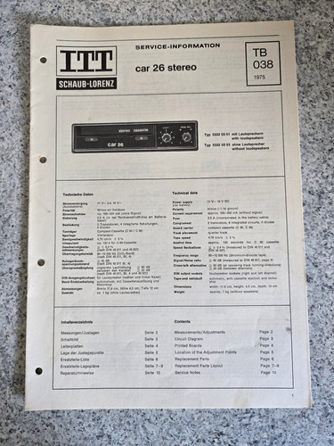 Manuale servizio originale - di,