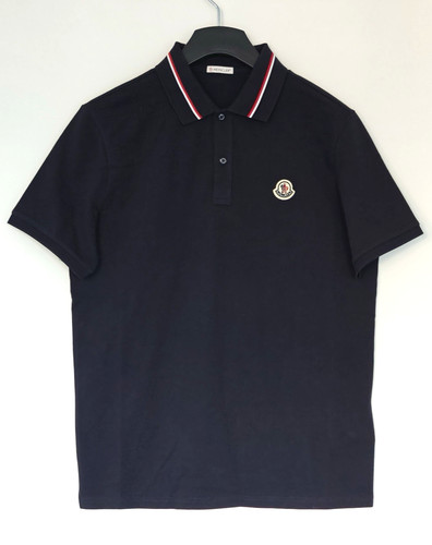 Polo moncler blu - polo,