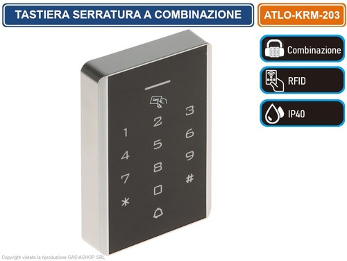 Tastiera rfid apricancello - rfid,
