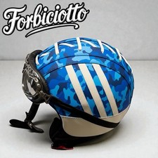 Casco vintage in pelle