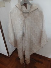 poncho donna con cappuccio