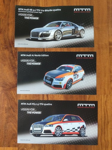 Volantini audi mtm - audi,