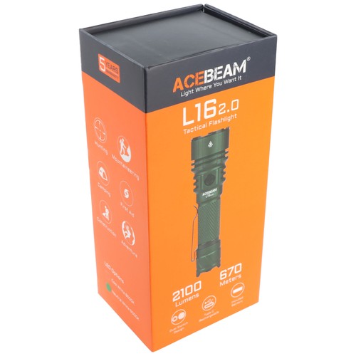 Acebeam l16 torcia led - acebeam,