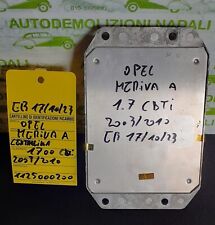 1125000200 CENTRALINA MOTORE OPEL MERIVA A 1.7 CDTI ANNO 2003/2010