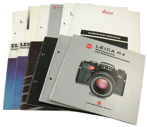 Lotto depliant leica - depliant,