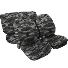 COPRISEDILI AUTO COMPATIBILI 500 NUOVA CON LOGO COLORE MIMETICO CHIARO