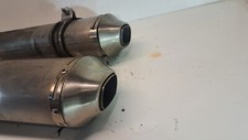 DUCATI 848 EVO 08-13  COPPIA SILENZIATORI SCARICO TERMINALI ORIGINALI