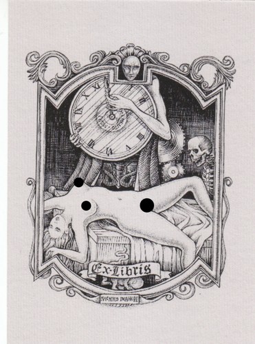 Libris bookplate erotico n - bookplate,