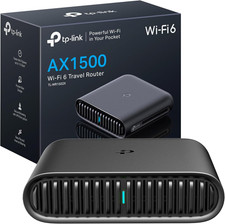 Tp-Link TL-WR1502X Router WiFi 6 Portatile AX1500 | Dual Band, VPN, Multimodo