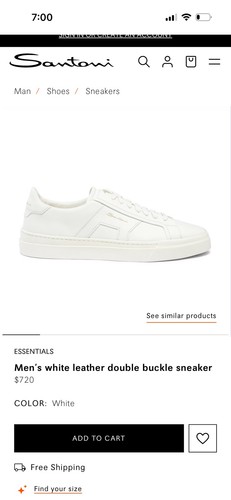 Sneaker santoni dbs doppia - dbs,