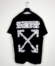 T-shirt Off-White Airport Tape Logo vestibilità oversize uomo nera