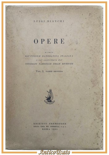 Opere luigi bianchi volume - di,