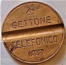 Gettone telefonico raro - gettone,