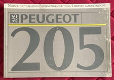 Peugeot 205 libretto uso e - -,