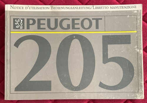 Peugeot 205 libretto uso - -,