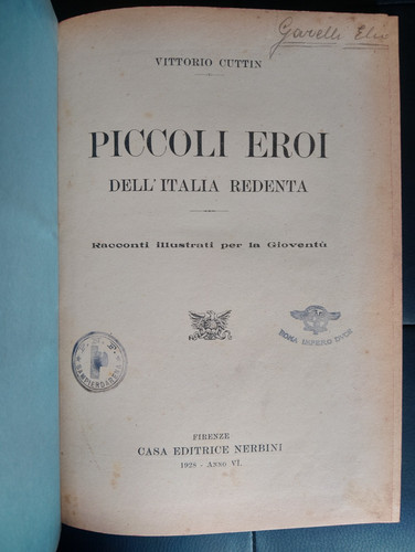 Libro piccoli eroi dell - libro, dell'italia
