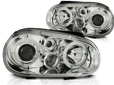 Fari A LED Angel Eyes Per VW