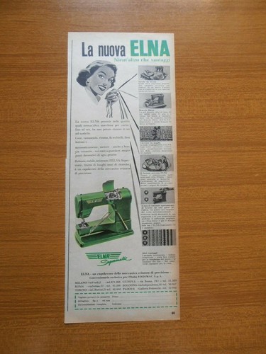 1954 nuova elna supermatic - nuova,