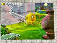 POSTER CENERENTOLA MIO LOCATELLI PLASTECO DISNEY ORIGINALE VUOTO OTTIMO