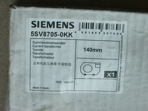 Siemens 5sv8705 0kk toroide - siemens, 5sv8705-0kk