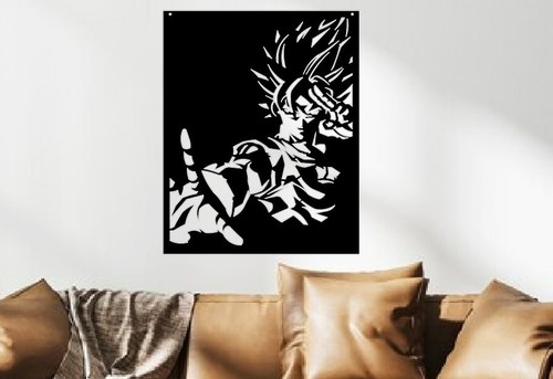 Goku ssj dragon ball quadro - ssj,