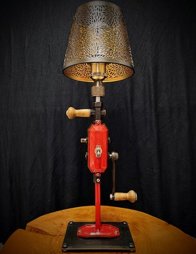 Lampada tavolo industrial - lampada,