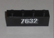 LEGO Brick 1x4 with White '7632' Pattern (-3010pb110-Selezione colore-color choice