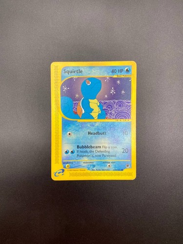 Carta pokemon squirtle 132 - pokemon,